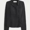 Chemise boutonnée avec empiècement en dentelle Chemise boutonnée avec empiècement en dentelle