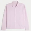 Chemise boutonnée en lin mélangé Chemise boutonnée en lin mélangé