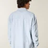 Chemise boutonnée en lin mélangé Chemise boutonnée en lin mélangé