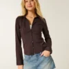 Chemise boutonnée en popeline extensible Chemise boutonnée en popeline extensible