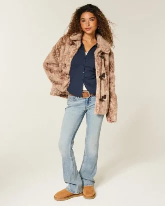 Chemise boutonnée en popeline extensible
