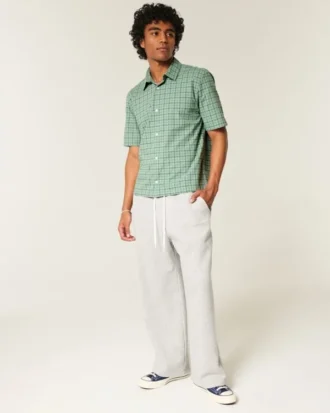 Chemise carrée à manches courtes