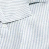Chemise courte à manches courtes en lin mélangé Chemise courte à manches courtes en lin mélangé