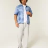 Chemise courte à manches courtes et poches