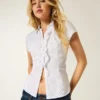 Chemise de smoking à manches courtes