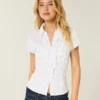 Chemise de smoking à manches courtes