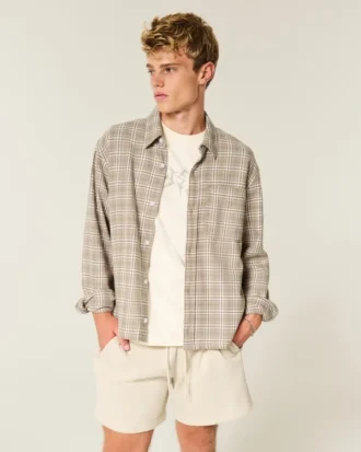 Chemise en flanelle carrée Chemise en flanelle carrée