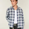 Chemise en flanelle carrée Chemise en flanelle carrée