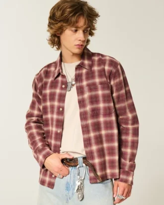 Chemise en flanelle carrée