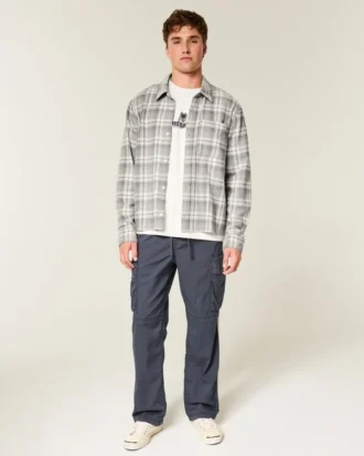 Chemise en flanelle carrée
