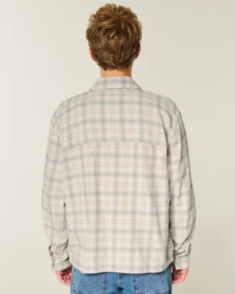 Chemise en flanelle carrée