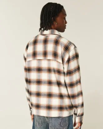 Chemise en flanelle carrée
