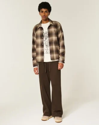 Chemise en flanelle carrée