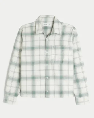 Chemise en flanelle carrée