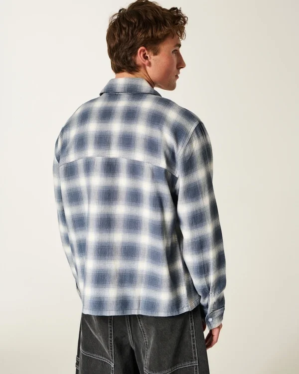 Chemise en flanelle carrée Chemise en flanelle carrée