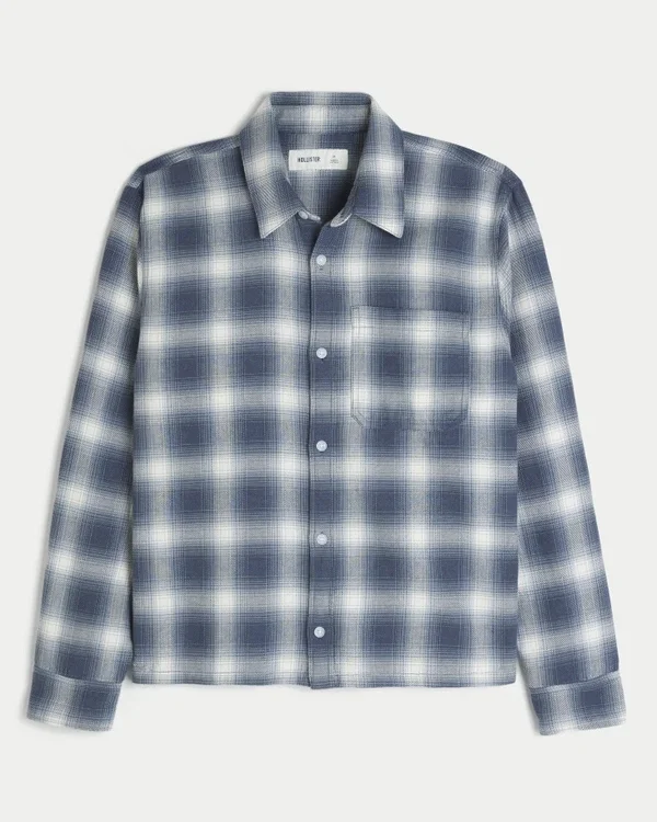 Chemise en flanelle carrée Chemise en flanelle carrée