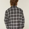 Chemise en flanelle à doublure thermique et coupe carrée Chemise en flanelle à doublure thermique et coupe carrée