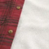 Chemise en flanelle à doublure thermique et coupe carrée Chemise en flanelle à doublure thermique et coupe carrée