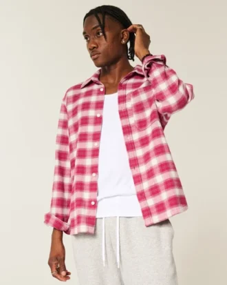 Chemise en flanelle à motif graphique Buckeyes de l&rsquo;université d&rsquo;État de l&rsquo;Ohio