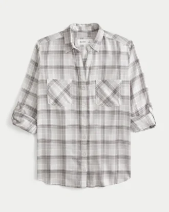 Chemise en flanelle oversize