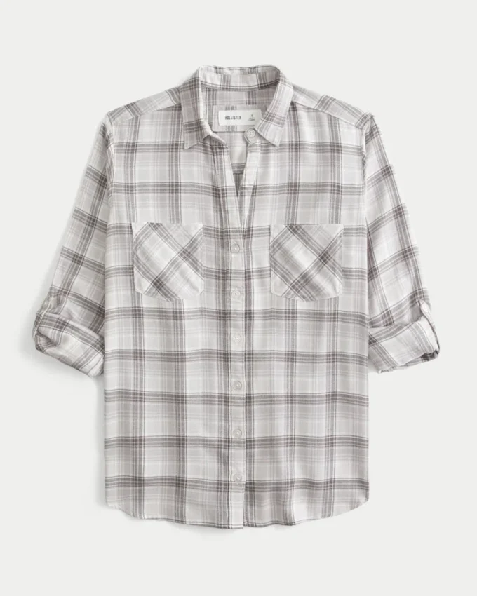 Chemise en flanelle oversize Chemise en flanelle oversize