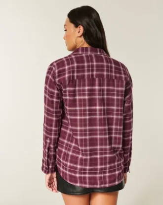Chemise en flanelle oversize