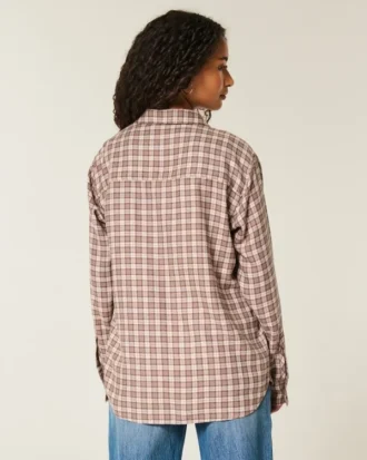 Chemise en flanelle oversize