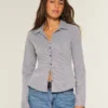 Chemise en popeline boutonnée Chemise en popeline boutonnée