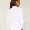 Chemise en popeline boutonnée Chemise en popeline boutonnée