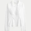 Chemise en popeline boutonnée Chemise en popeline boutonnée