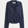 Chemise en popeline boutonnée Chemise en popeline boutonnée