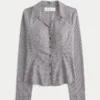 Chemise en popeline boutonnée Chemise en popeline boutonnée