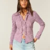 Chemise en popeline stretch style smoking Chemise en popeline stretch style smoking