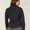 Chemise en popeline stretch style smoking
