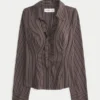 Chemise en popeline stretch style smoking Chemise en popeline stretch style smoking