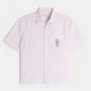 Chemise graphique Key West à manches courtes et coupe carrée en mélange de lin Chemise graphique Key West à manches courtes et coupe carrée en mélange de lin