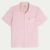 Chemise iconique à manches courtes en seersucker
