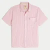 Chemise iconique à manches courtes en seersucker