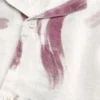 Chemise à manches courtes en lin mélangé