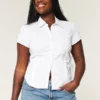 Chemise à manches courtes en popeline Chemise à manches courtes en popeline