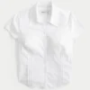 Chemise à manches courtes en popeline Chemise à manches courtes en popeline