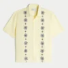 Chemise à manches courtes et motif carré Chemise à manches courtes et motif carré