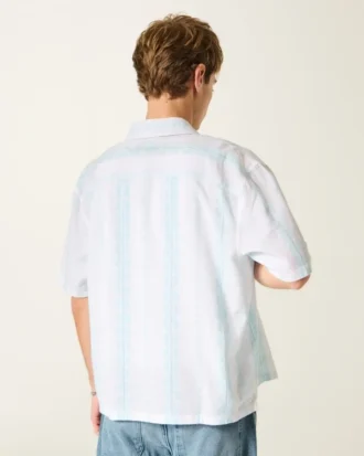 Chemise à manches courtes et rayures