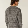 Chemise à manches longues décontractée en tissu thermique camouflage Chemise à manches longues décontractée en tissu thermique camouflage
