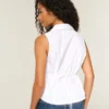 Chemise sans manches boutonnée Chemise sans manches boutonnée