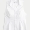 Chemise sans manches boutonnée Chemise sans manches boutonnée