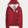 Collection Holiday Vault Sweat à capuche zippé avec logo graphique et doublure en sherpa Collection Holiday Vault Sweat à capuche zippé avec logo graphique et doublure en sherpa