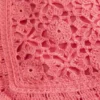 Débardeur à col haut et dos nu en crochet Débardeur à col haut et dos nu en crochet