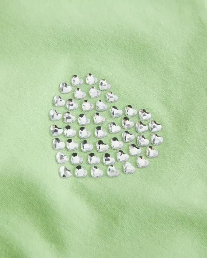 Débardeur à une épaule avec motif cœur Débardeur à une épaule avec motif cœur
