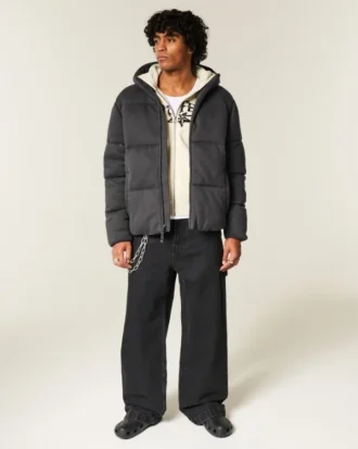 Doudoune en molleton Hollister Feel Good